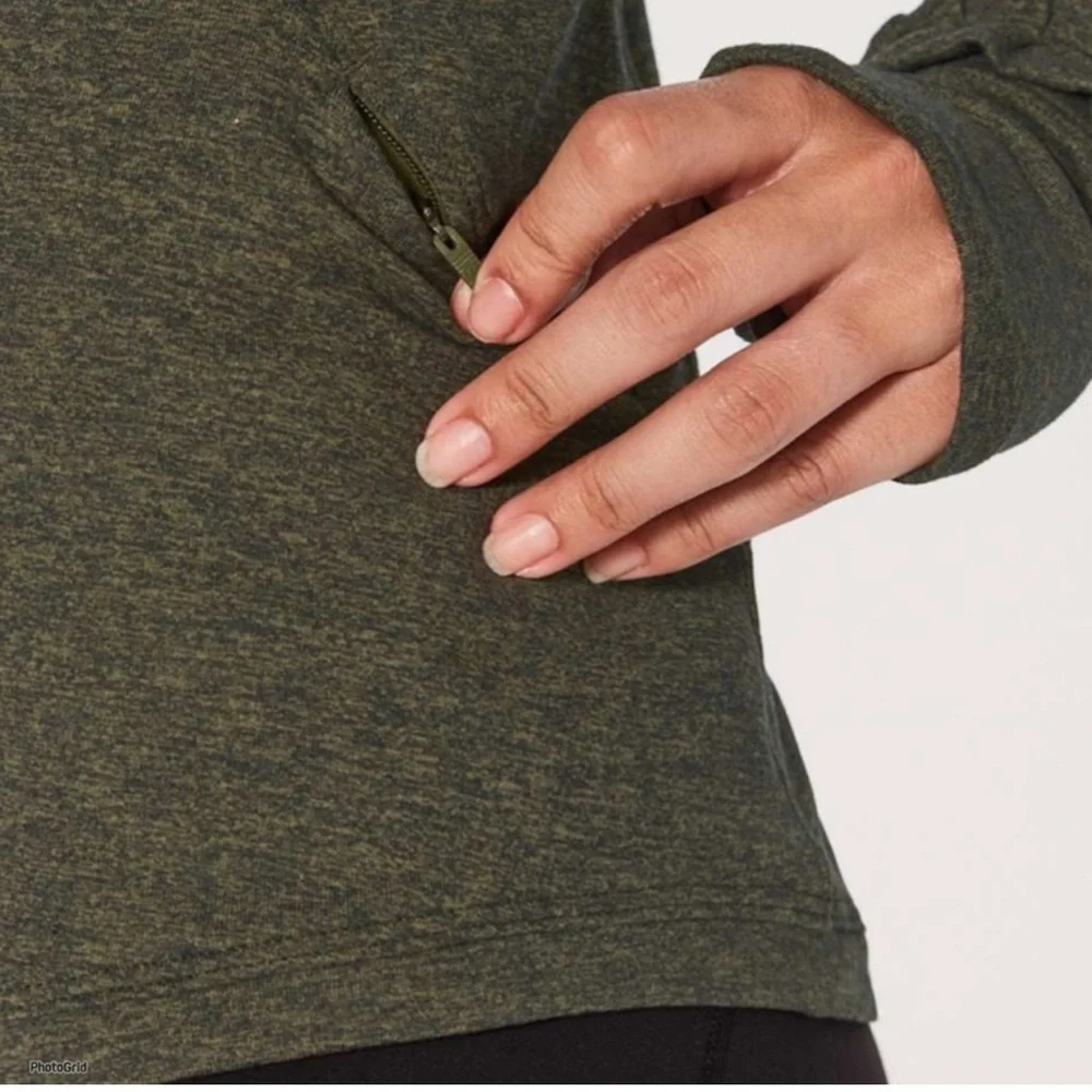 Lululemon Extra Mile 1/2 Zip *Reflective OH.